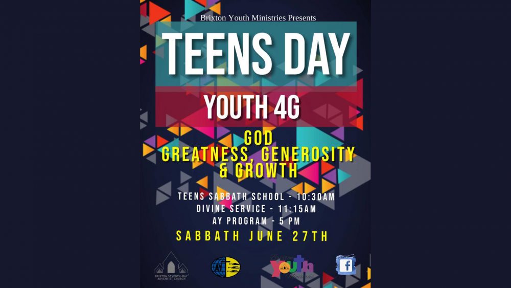 Youth 4G - God, Greatness, Generosity & Growth Image