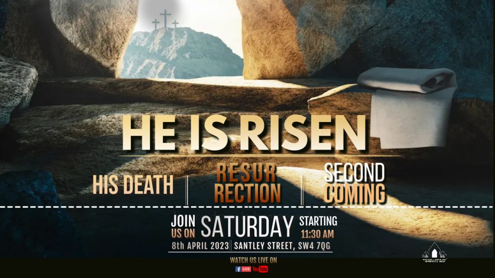 He is risen Image