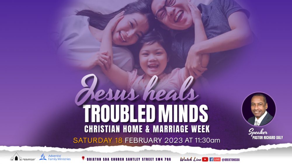 Jesus Heals Troubled Minds Image